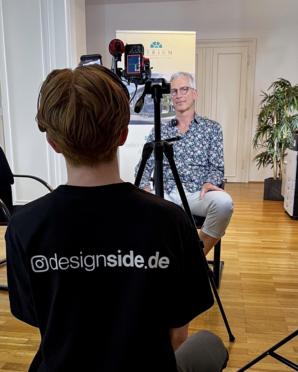 Interview-Dreh – ATRIUM Bauprojekte