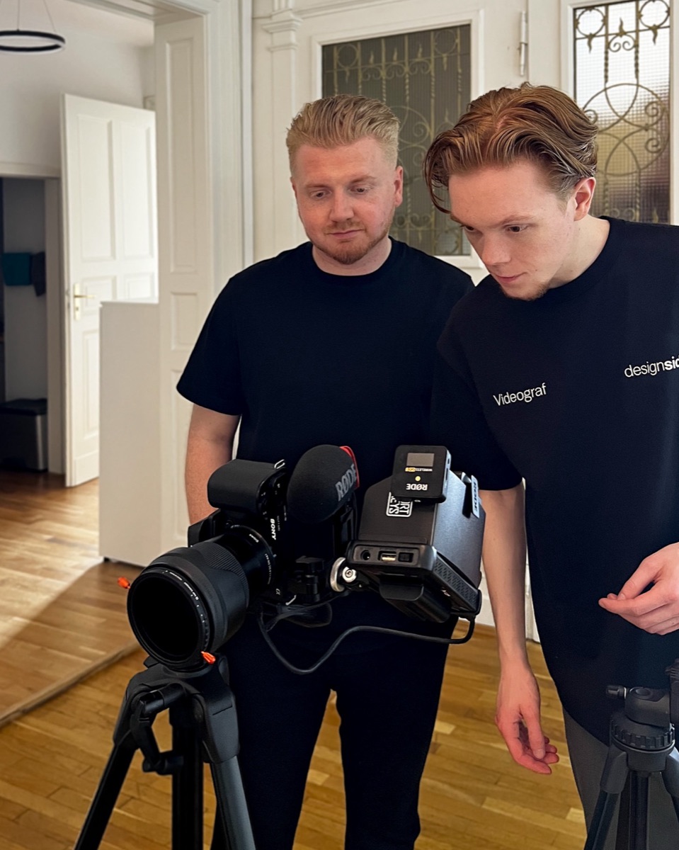 Dennis und unser Videograf beim Dreh